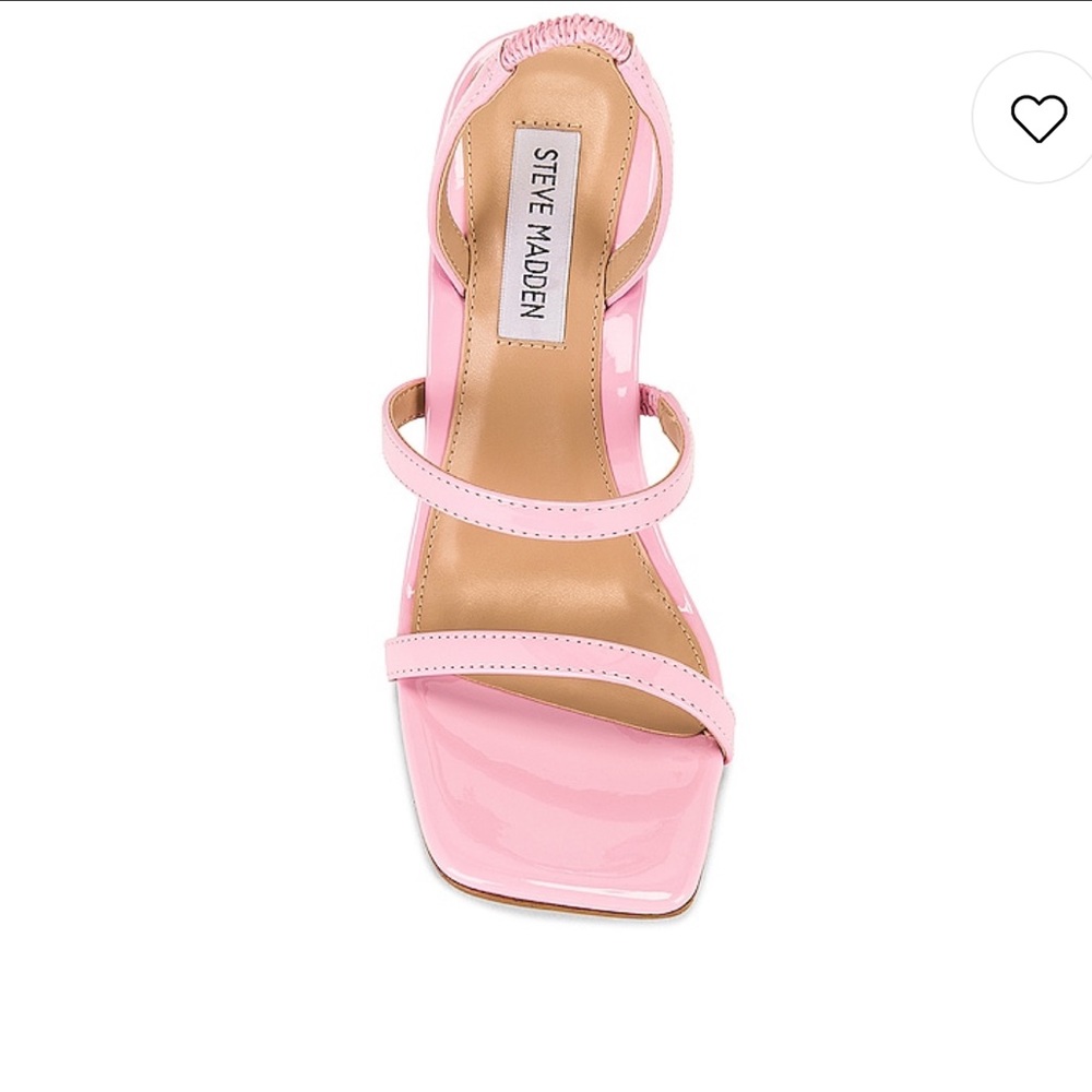 Gracey heel in patent pink